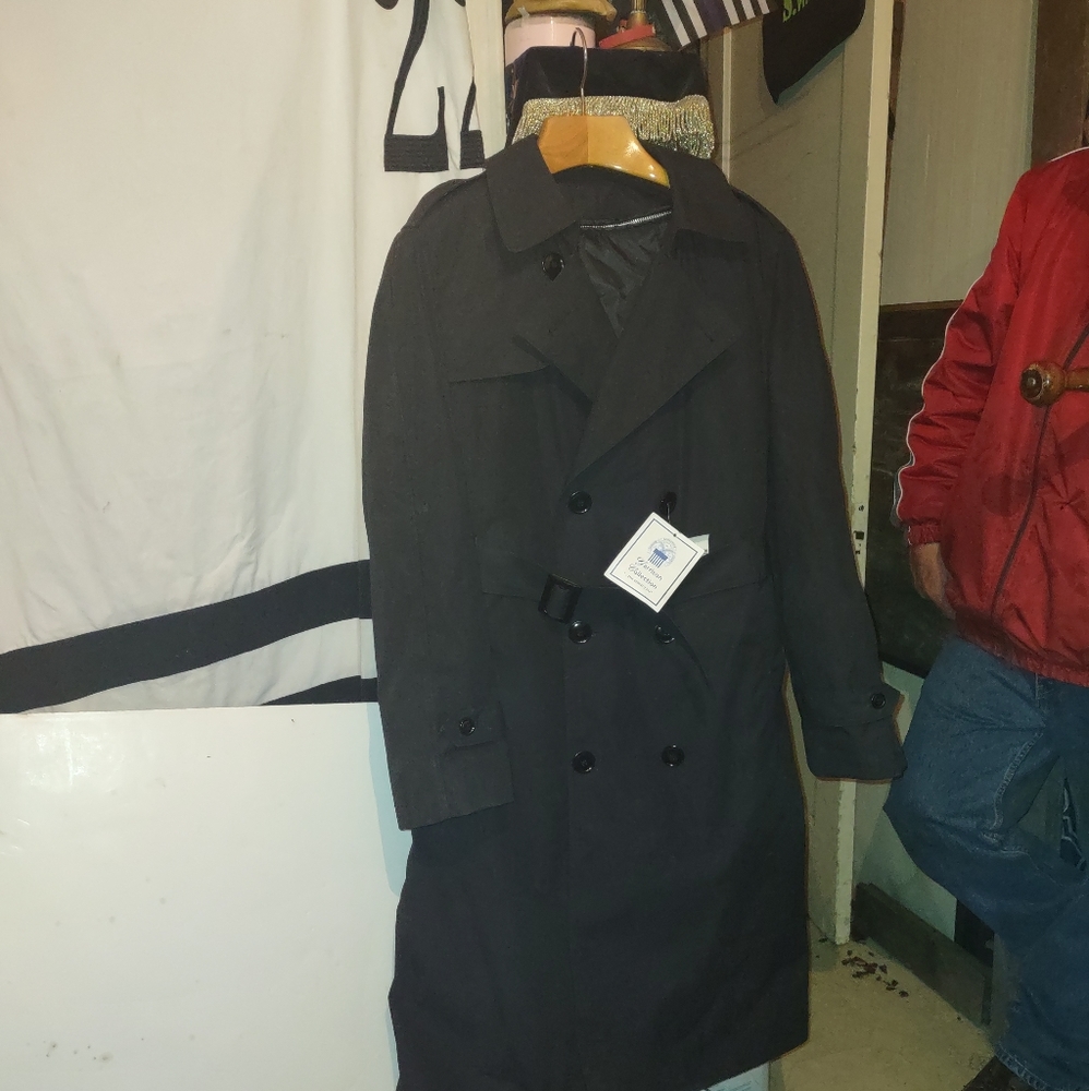 Garrison pea coat trench coat